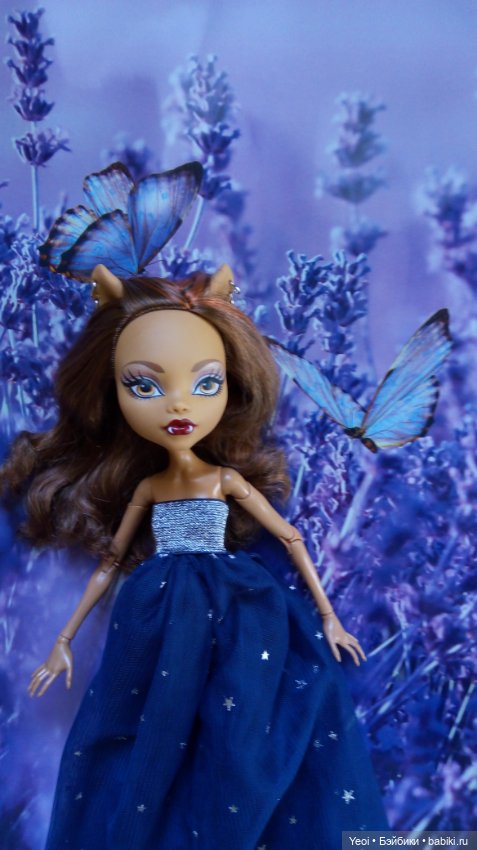 Фото Монстер Хай Клодин (42см) в платье и костюме из детской юбки