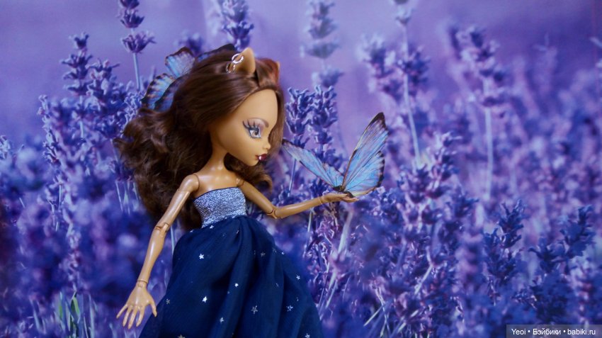 Фото Монстер Хай Клодин (42см) в платье и костюме из детской юбки