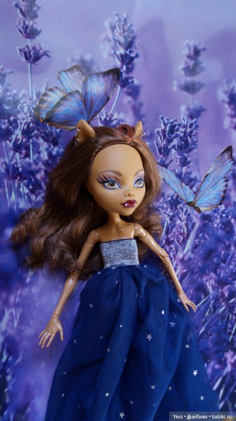 Фото Монстер Хай Клодин (42см) в платье и костюме из детской юбки