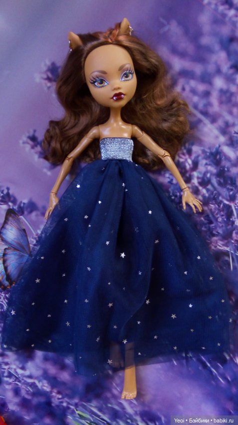 Фото Монстер Хай Клодин (42см) в платье и костюме из детской юбки