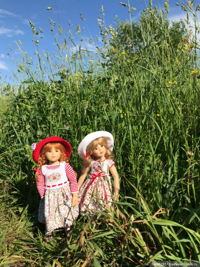 Плюшечки и лето. Лили и Изабелла от Heidi Plusczok (фото 4)
