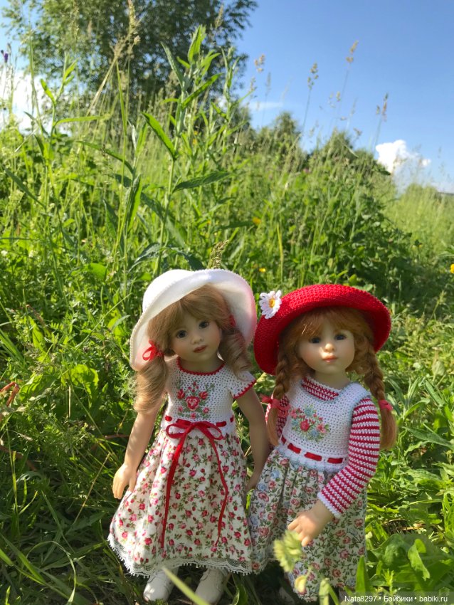 Плюшечки и лето. Лили и Изабелла от Heidi Plusczok (фото 2)
