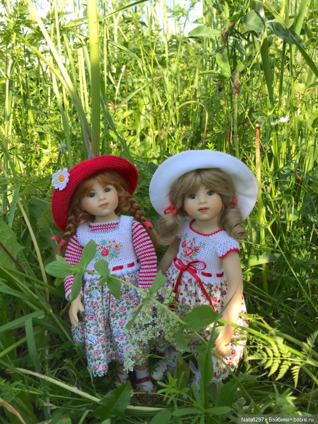 Плюшечки и лето. Лили и Изабелла от Heidi Plusczok (фото 5)