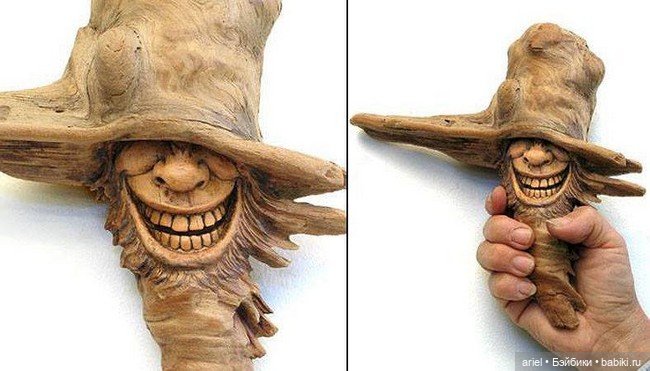 Персонажи из обломков деревьев от Нэнси Татл (фото 4)