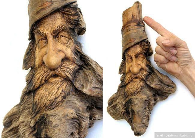 Персонажи из обломков деревьев от Нэнси Татл