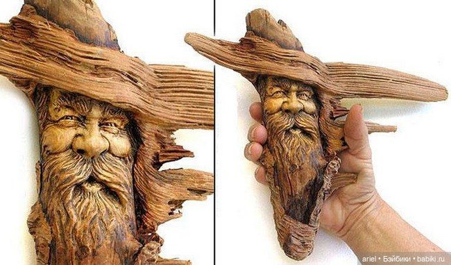 Персонажи из обломков деревьев от Нэнси Татл (фото 6)