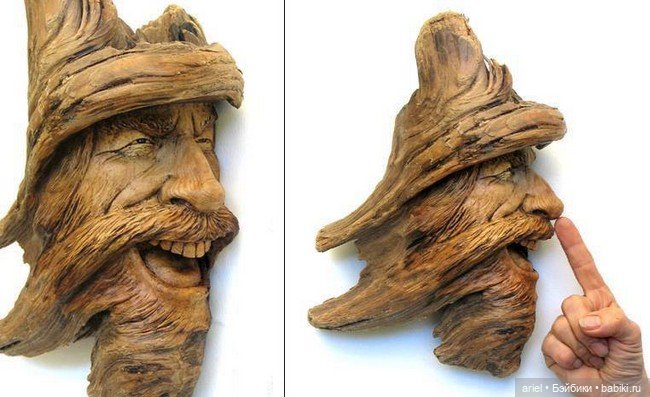 Персонажи из обломков деревьев от Нэнси Татл (фото 2)