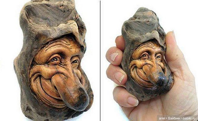 Персонажи из обломков деревьев от Нэнси Татл