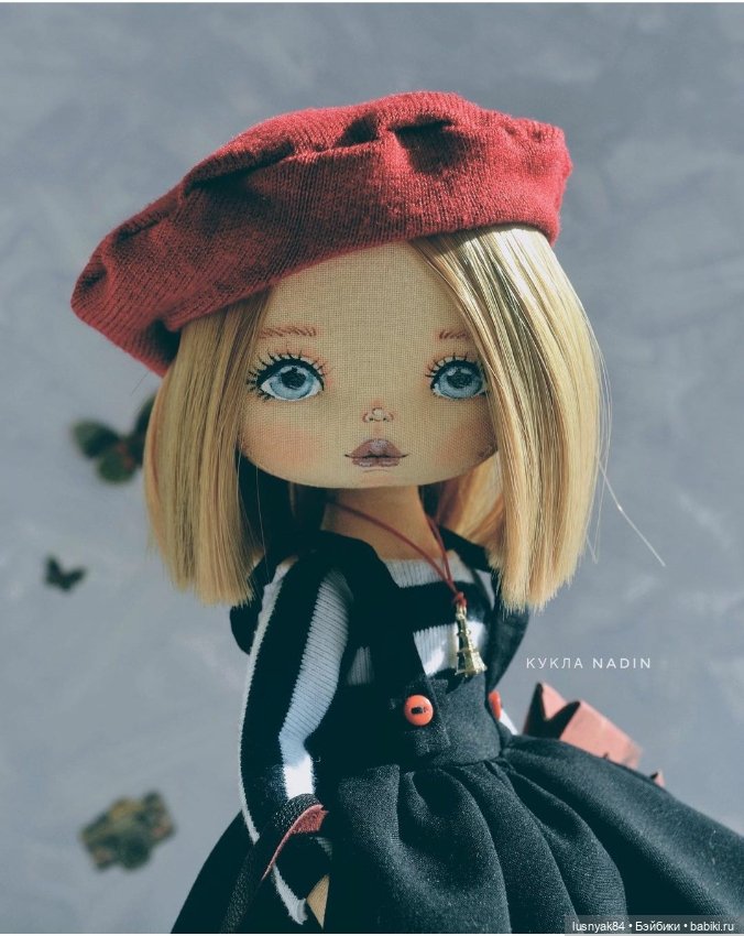 Парижанка — Текстильные игрушки и примитивы: кофейные