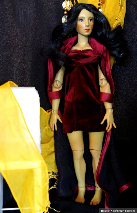 Шарнирная дамочка — Авторские шарнирные куклы своими руками: лепка (фото 6)