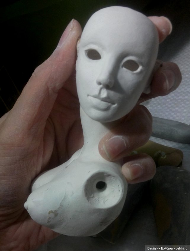 Шарнирная дамочка — Авторские шарнирные куклы своими руками: лепка