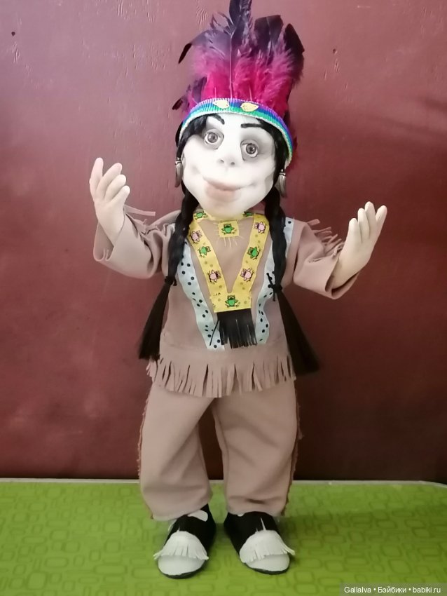 Апатамушта и К' ч 18 — Куклы из капрона и чулочной техники: авторские игрушки