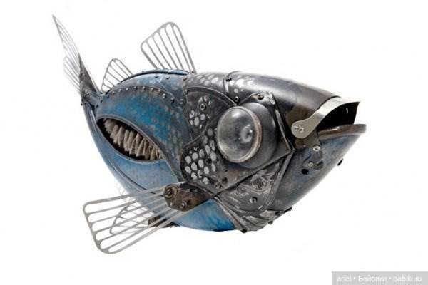 Металлические звери от скульптора Edouard Martinet (фото 10)