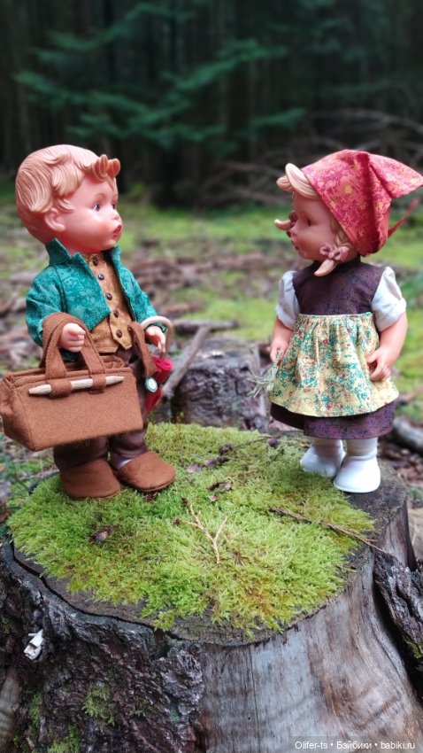 Мои волшебные куклы Goebel в лесу (фото 4)