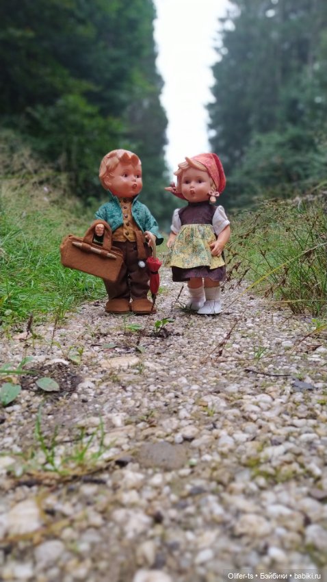Мои волшебные куклы Goebel в лесу (фото 8)