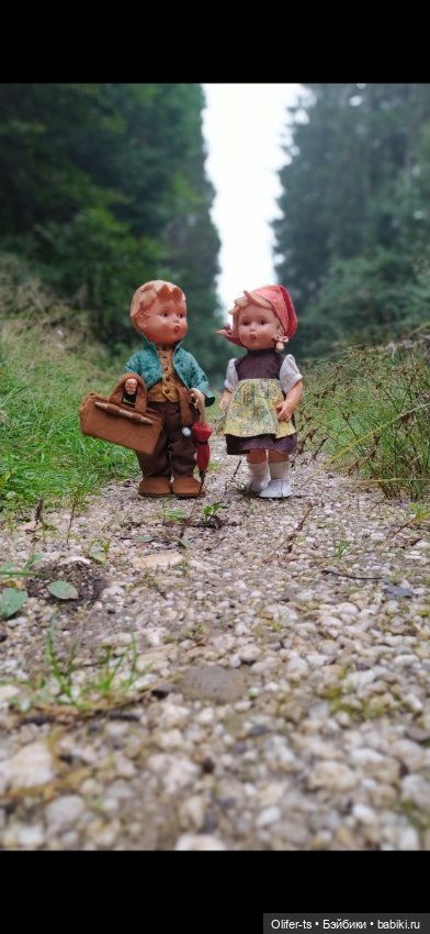 Мои волшебные куклы Goebel в лесу