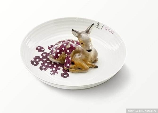 Тарелки из фарфора с животными Hella Jongerius (фото 3)