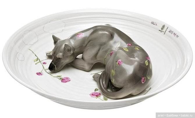 Тарелки из фарфора с животными Hella Jongerius (фото 2)