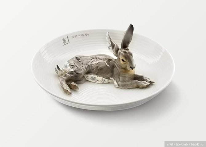 Тарелки из фарфора с животными Hella Jongerius (фото 4)