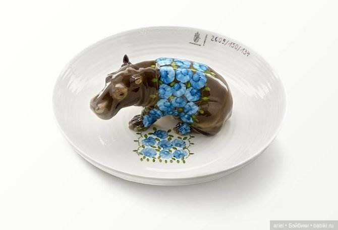 Тарелки из фарфора с животными Hella Jongerius