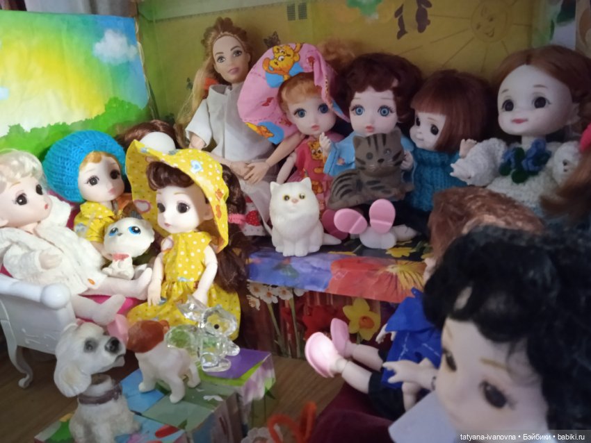 Занятие детском саде или знакомство с новой девочкой