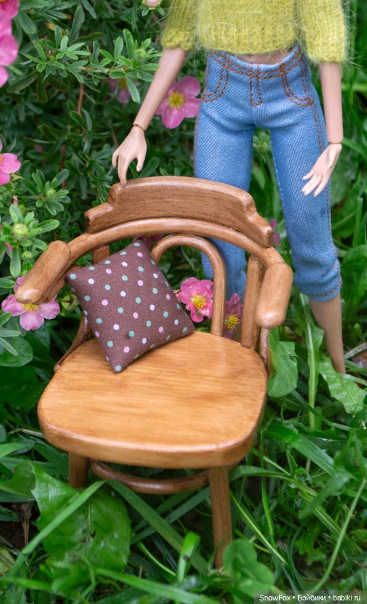 Кресло "Модерн" — Мебель для кукол и домиков: фото (фото 5)
