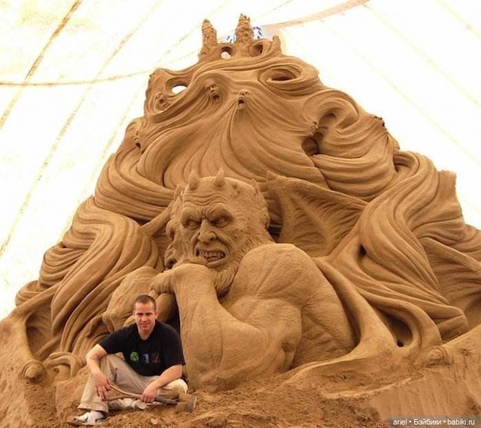Скульптуры из песка Рэя Вильяфане (Ray Villafane) (фото 5)