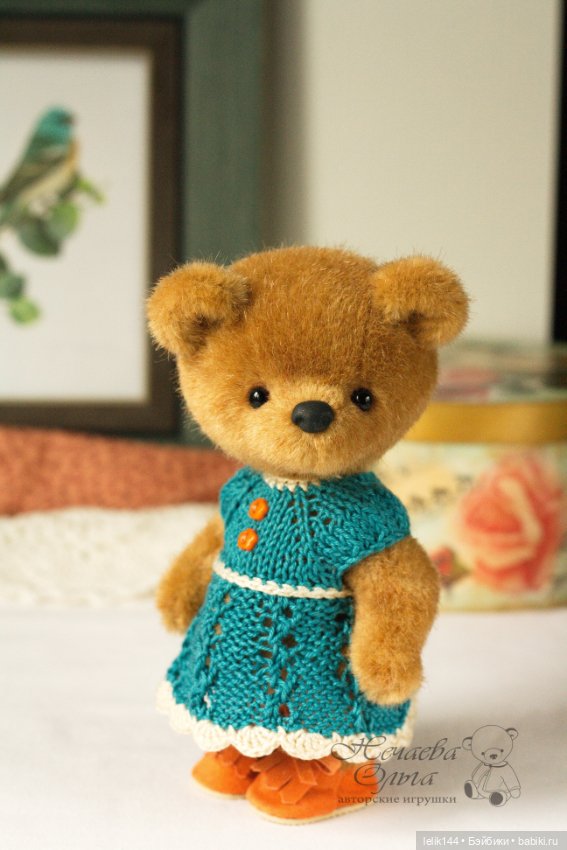 Тедди мишка Триша — Авторские мишки Тедди и друзья: фото (фото 3)