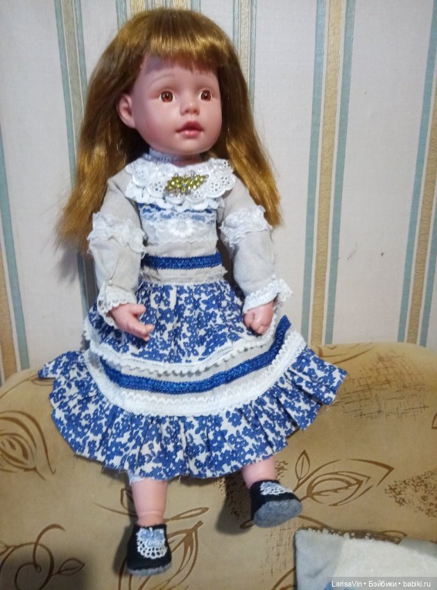 Куколка с новым телом и платьем (фото 8)