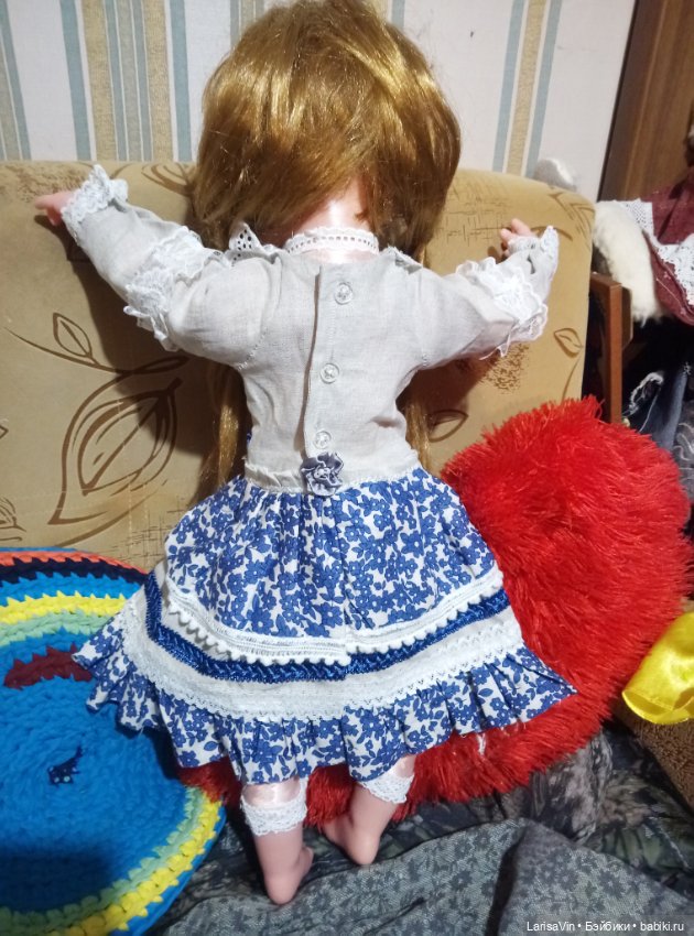 Куколка с новым телом и платьем (фото 10)