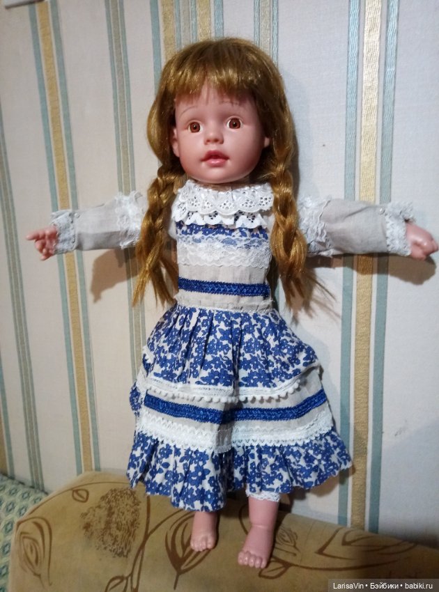Куколка с новым телом и платьем (фото 3)