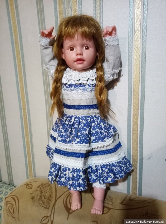 Куколка с новым телом и платьем (фото 4)