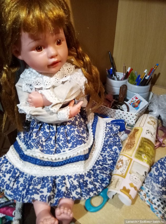 Куколка с новым телом и платьем
