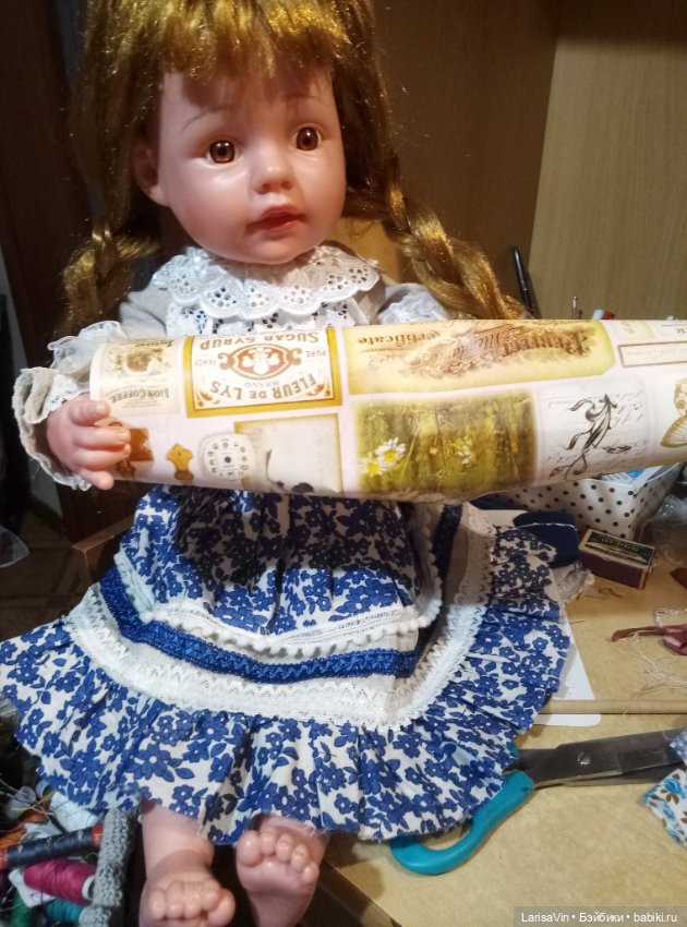 Куколка с новым телом и платьем (фото 7)