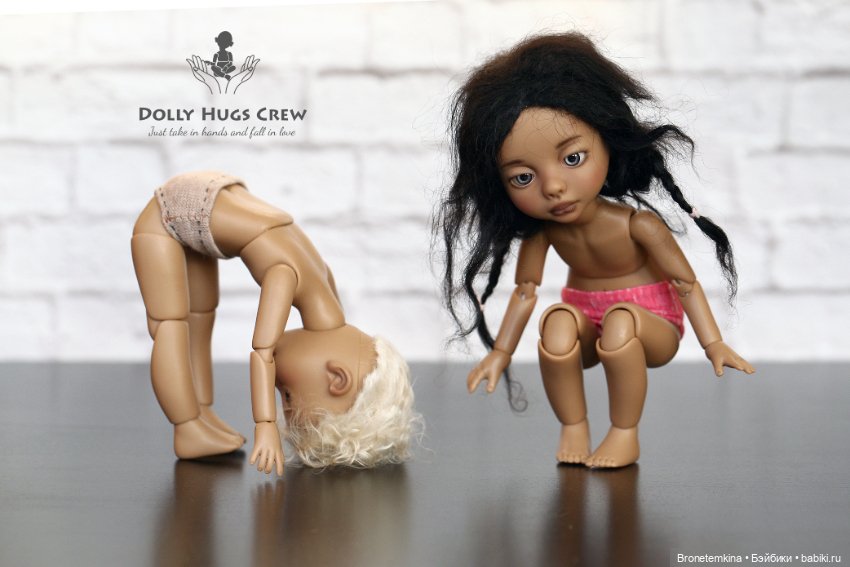 Луша с Васей йоги — Куклы Dolly Hugs Crew (DHC): BJD (БЖД) (фото 6)
