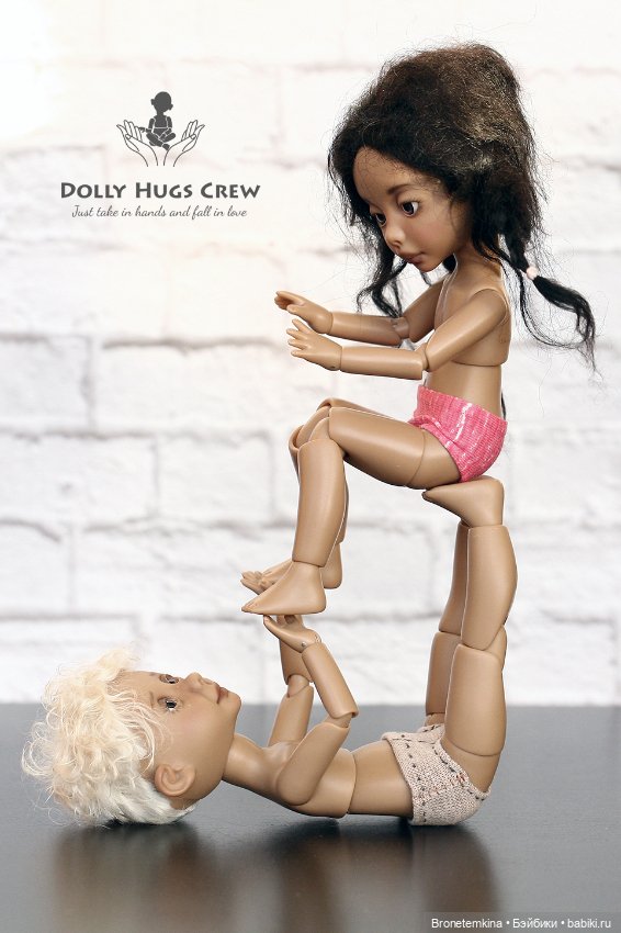 Луша с Васей йоги — Куклы Dolly Hugs Crew (DHC): BJD (БЖД) (фото 5)