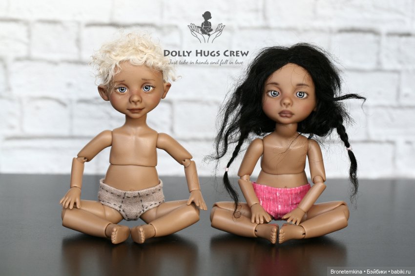 Луша с Васей йоги — Куклы Dolly Hugs Crew (DHC): BJD (БЖД) (фото 2)