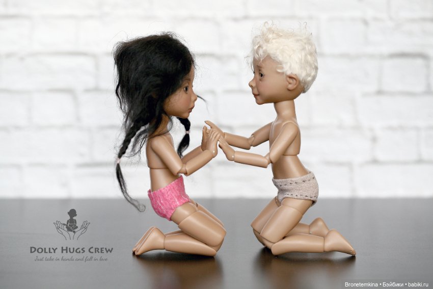 Луша с Васей йоги — Куклы Dolly Hugs Crew (DHC): BJD (БЖД) (фото 10)