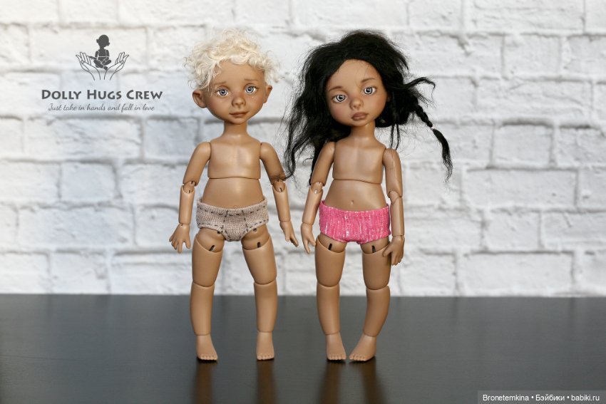 Луша с Васей йоги — Куклы Dolly Hugs Crew (DHC): BJD (БЖД)