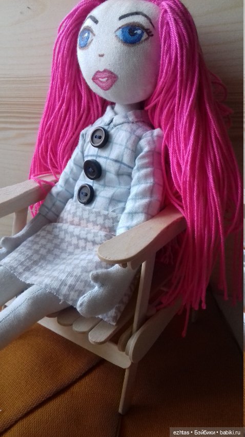 Кресло из палочек для мороженого (фото 6)