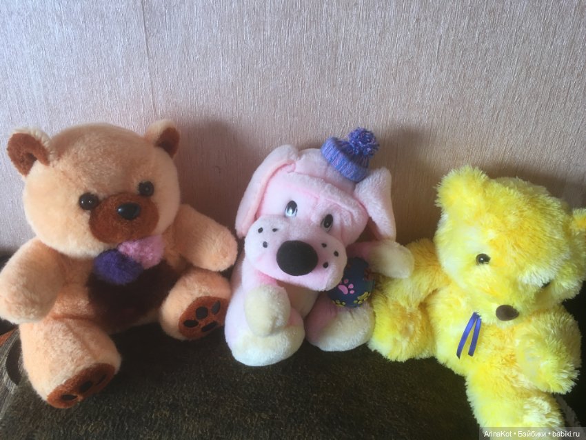 Три потеряшки — Плюшевые мишки и игрушки (Teddy Bear): винтаж