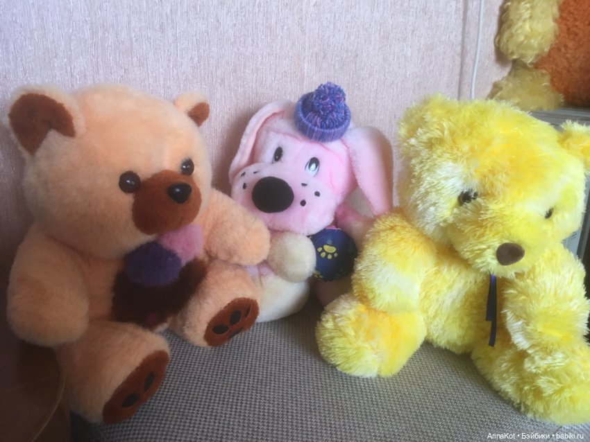 Три потеряшки — Плюшевые мишки и игрушки (Teddy Bear): винтаж
