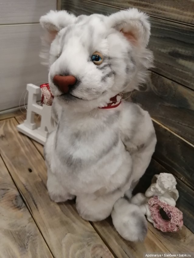 White tiger — Авторские мишки Тедди и друзья: фото