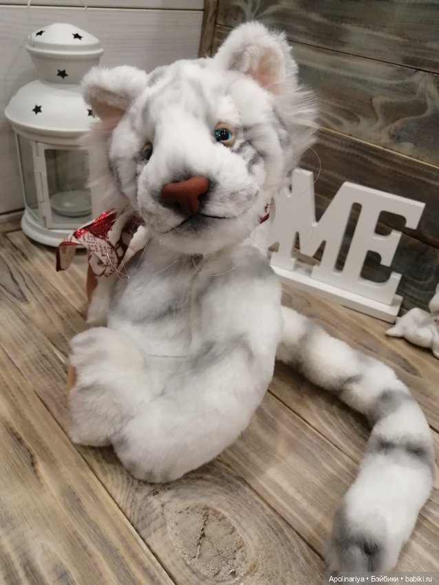 White tiger — Авторские мишки Тедди и друзья: фото (фото 5)