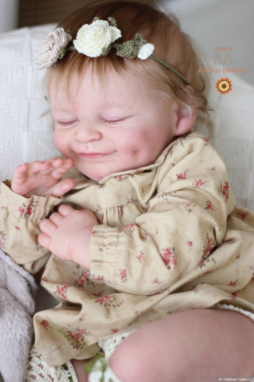 Малышка реборн Cecilia, скульптор Bonnie Sieben (фото 7)