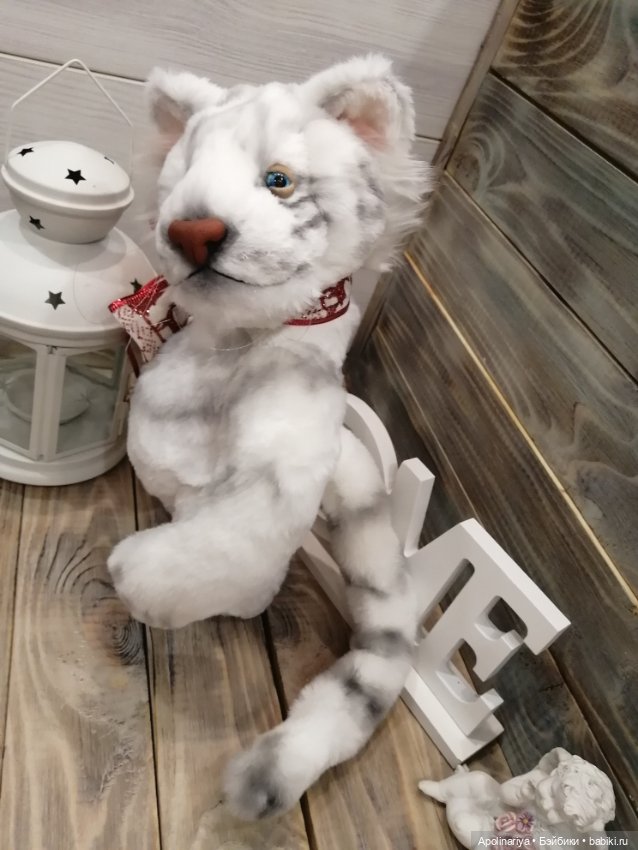 White tiger — Авторские мишки Тедди и друзья: фото (фото 10)