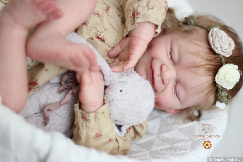 Малышка реборн Cecilia, скульптор Bonnie Sieben