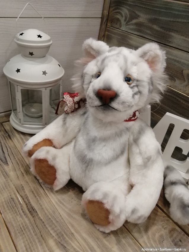 White tiger — Авторские мишки Тедди и друзья: фото (фото 2)