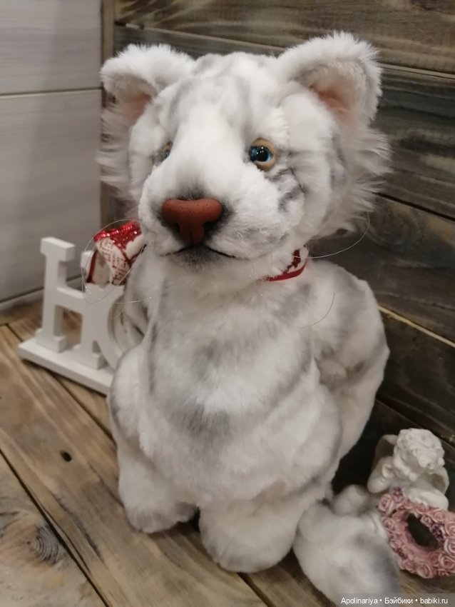 White tiger — Авторские мишки Тедди и друзья: фото