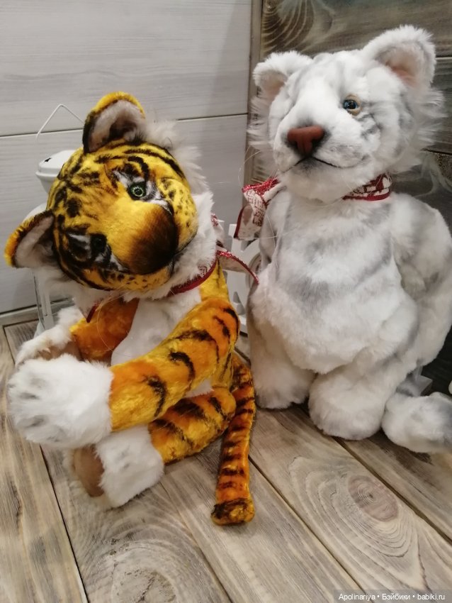 White tiger — Авторские мишки Тедди и друзья: фото